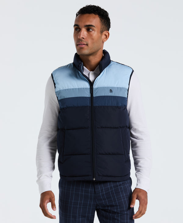 Original Penguin Lightweight Faux Puffer Vest