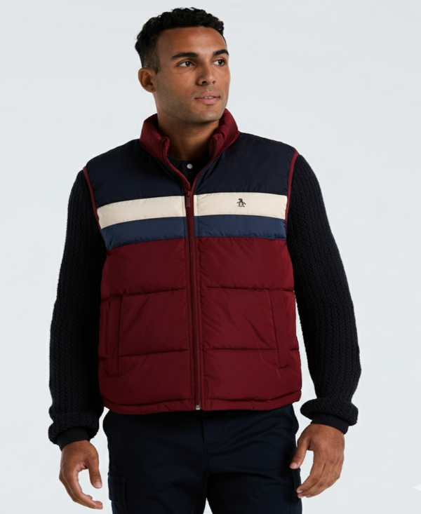 original penguin Lightweight Faux Puffer Vest
