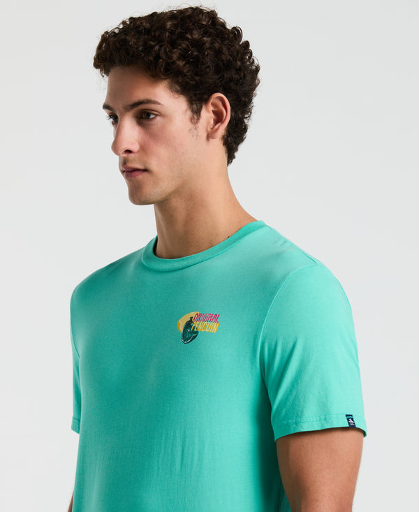 Original Penguin Lime Graphic Jersey Tee