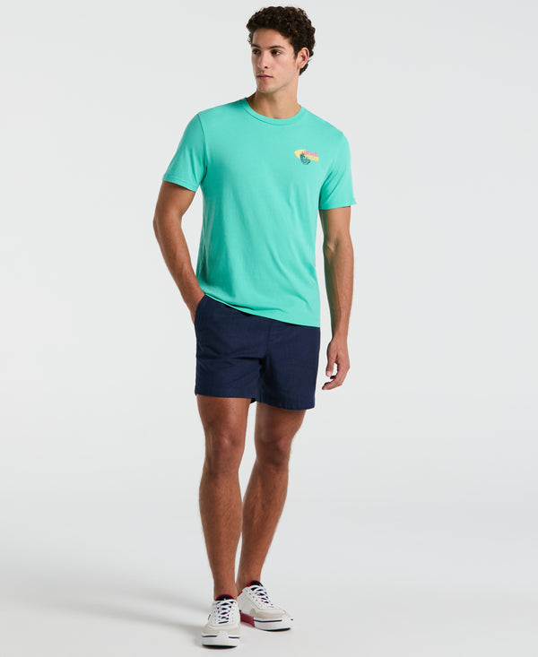 Original Penguin Lime Graphic Jersey Tee
