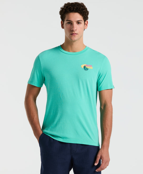 original penguin Lime Graphic Jersey Tee
