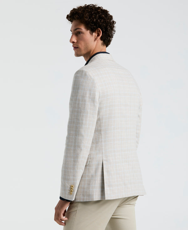 Original Penguin Linen Blend Plaid Sport Coat