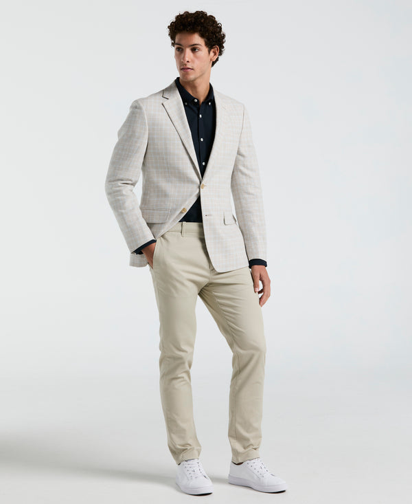 Original Penguin Linen Blend Plaid Sport Coat
