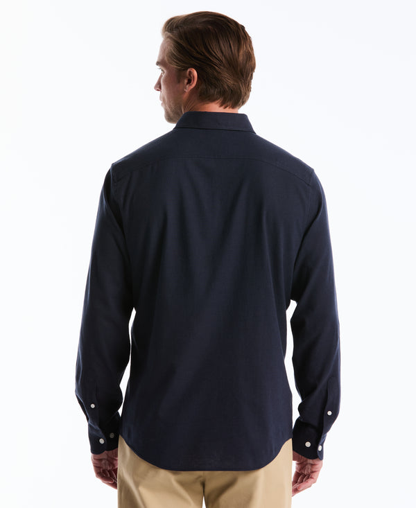 Original Penguin Linen Long Sleeve Shirt