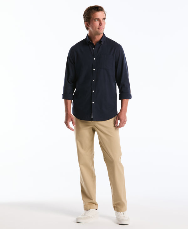 Original Penguin Linen Long Sleeve Shirt