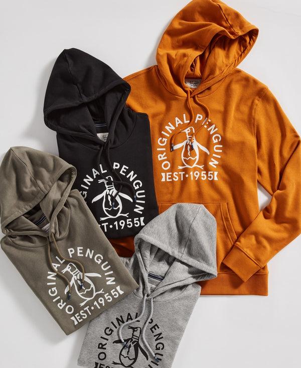 Original Penguin Logo Fleece Hoodie