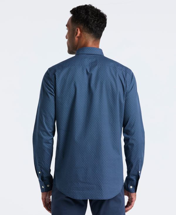 Original Penguin Micro Diamond Cotton Shirt