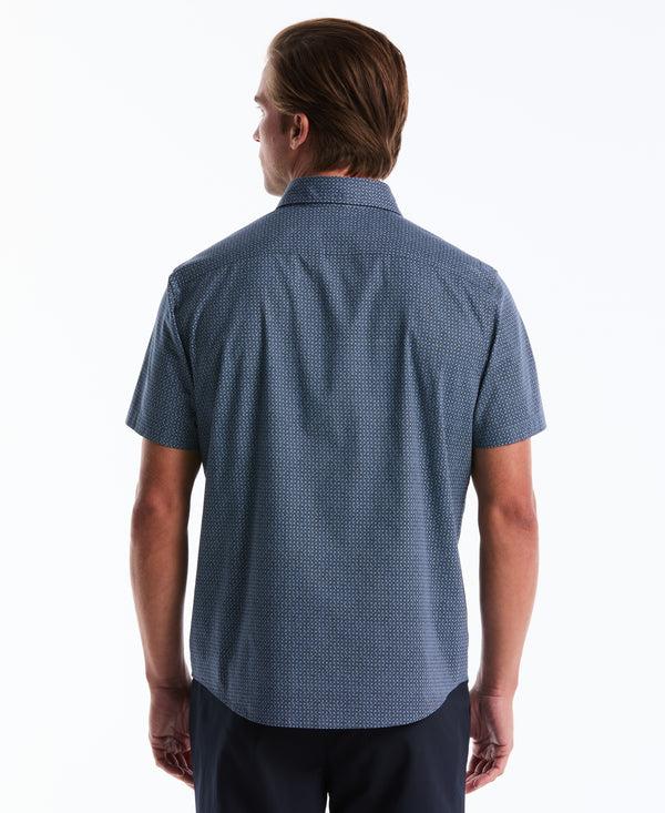 Original Penguin Micro Geo Print Cotton Shirt