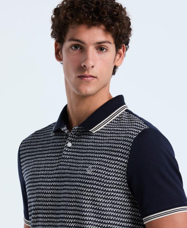 Original Penguin Mini Striped Jacquard Polo