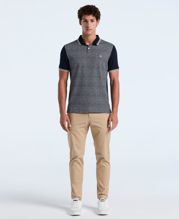 Original Penguin Mini Striped Jacquard Polo
