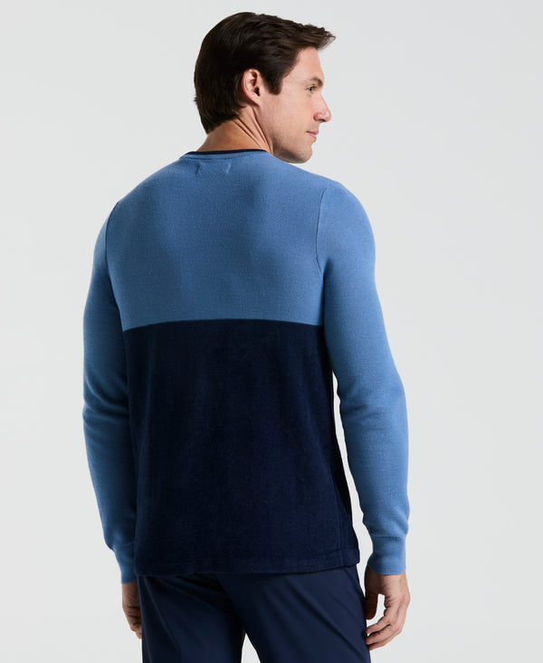 Original Penguin Mixed Media Golf Sweater