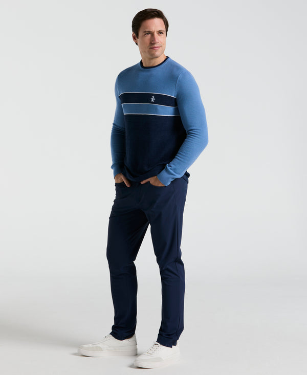 Original Penguin Mixed Media Golf Sweater
