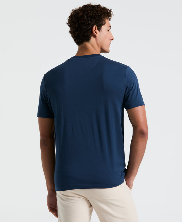 Original Penguin Multiscallop Woven Pocket Tee