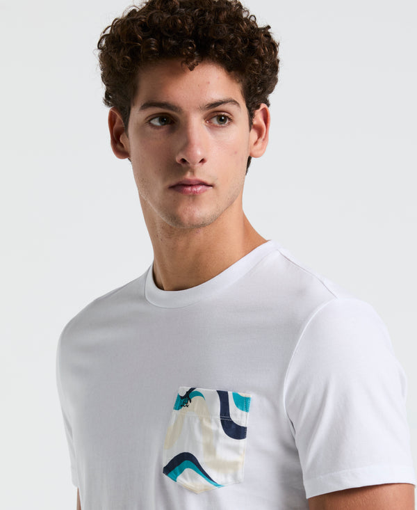 Original Penguin Multiwave Woven Pocket Tee