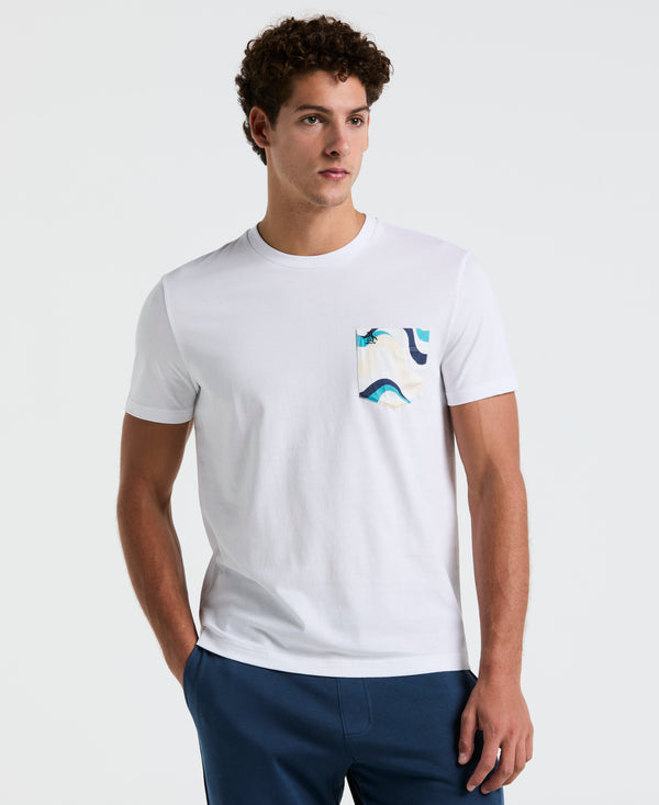 original penguin Multiwave Woven Pocket Tee