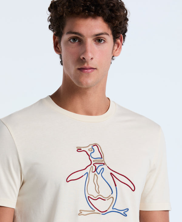 Original Penguin Outline Pete Graphic Tee