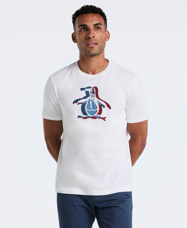 original penguin Overlap Pete Graphic Tee
