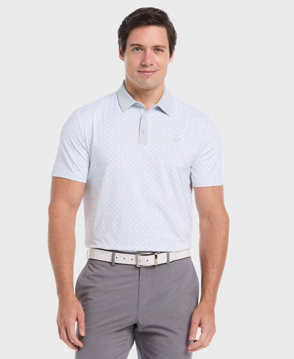 original penguin Pete's Geo Color Block Golf Polo
