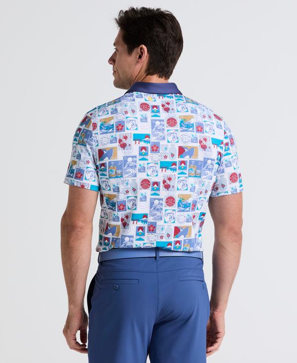 Original Penguin Pete's Stamp Statement Golf Polo