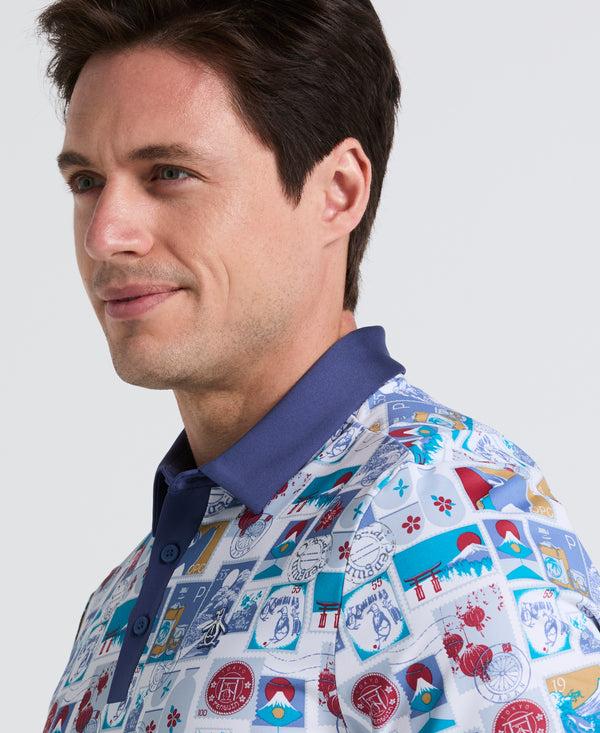 Original Penguin Pete's Stamp Statement Golf Polo