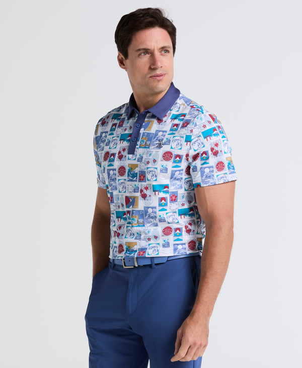 Original Penguin Pete's Stamp Statement Golf Polo