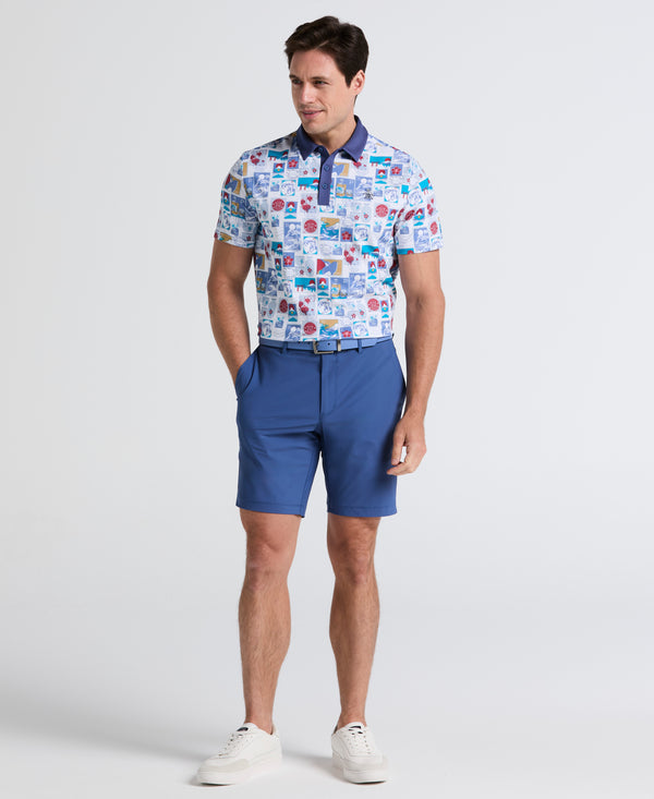 original penguin Pete's Stamp Statement Golf Polo