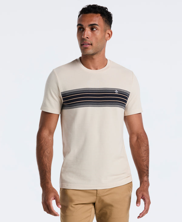 original penguin Pique Dye Chest Stripe Tee