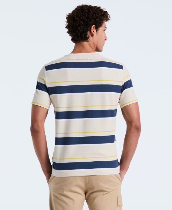 Original Penguin Pique Engineered Stripe Tee