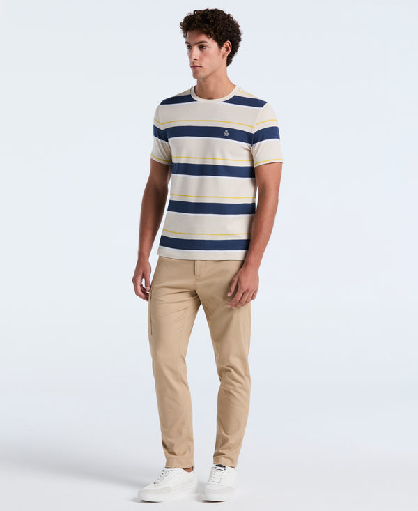 Original Penguin Pique Engineered Stripe Tee