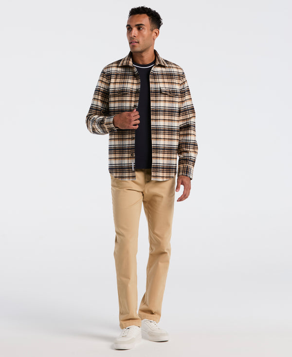 Original Penguin Plaid Flannel Button-Down Jacket