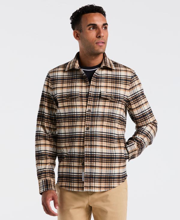original penguin Plaid Flannel Button-Down Jacket