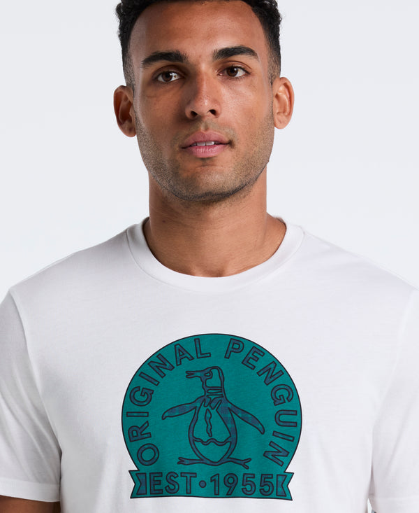 Original Penguin Plaid Penguin Graphic Tee