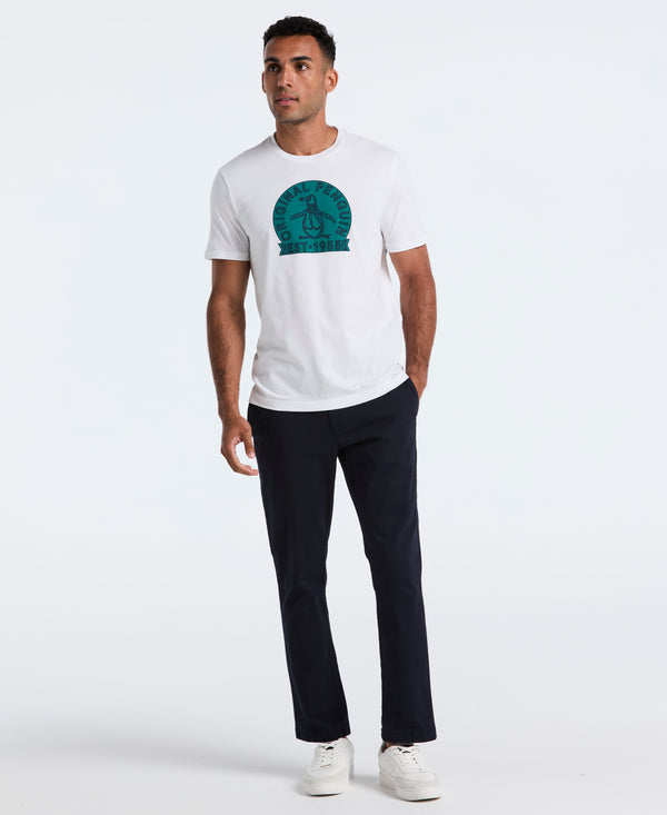 Original Penguin Plaid Penguin Graphic Tee