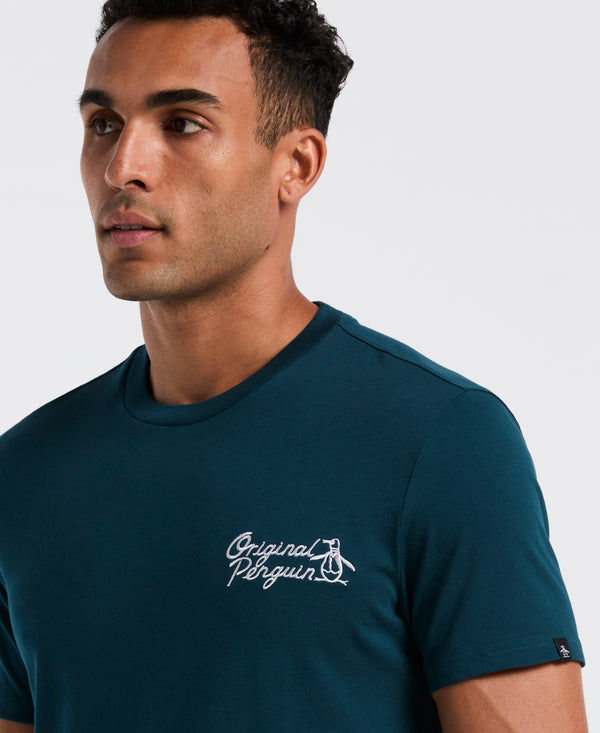 Original Penguin Poker Scene Graphic Tee