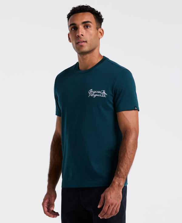 original penguin Poker Scene Graphic Tee