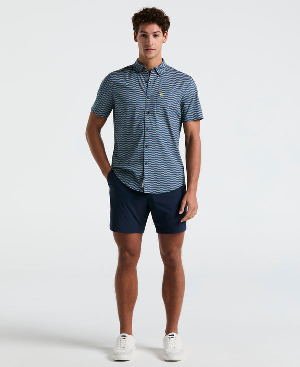 Original Penguin Poplin Line Geo Pocket Shirt