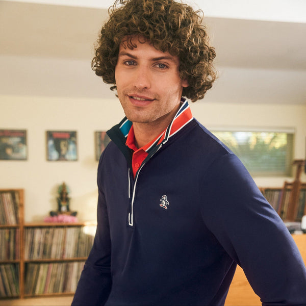Original Penguin Quarter Zip Earl Golf Pullover