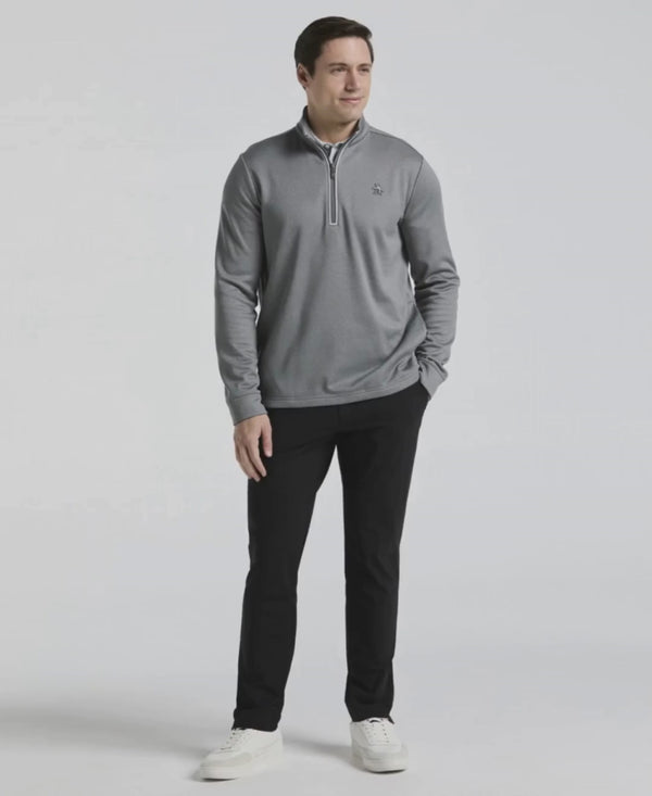 Original Penguin Quarter Zip Fleece Golf Pull-Over