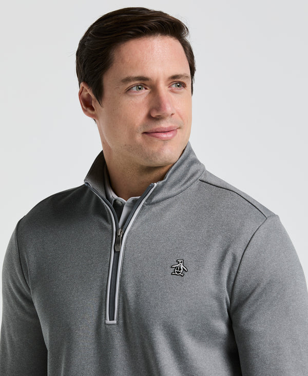 Original Penguin Quarter Zip Fleece Golf Pull-Over