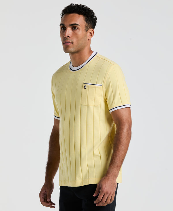 original penguin Ribbed Tipped Collar Tee