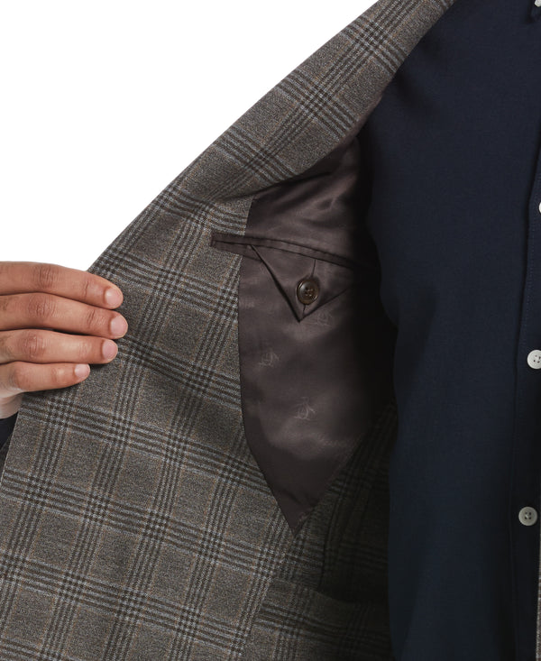 Original Penguin Slim Fit Glen Check Sport Coat