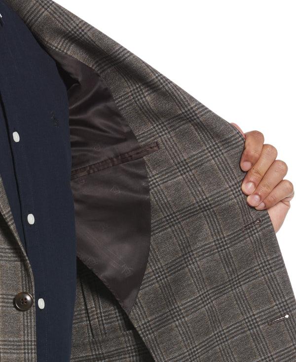 Original Penguin Slim Fit Glen Check Sport Coat