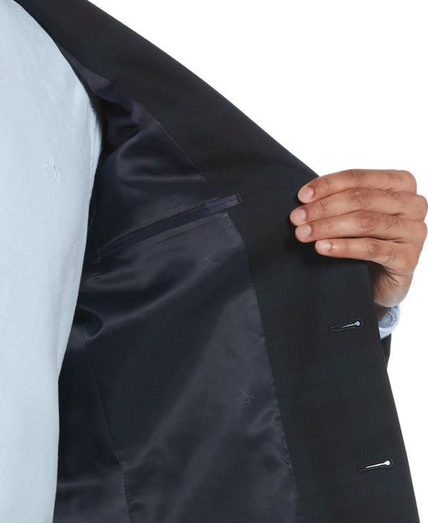 Original Penguin Slim Fit Plaid Sport Coat