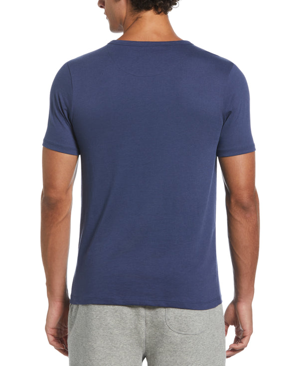 Original Penguin Solid Henley Tee