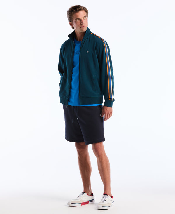 Original Penguin Striped Fleece Track Jacket