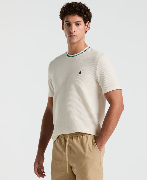 original penguin Textured Ringer Tee