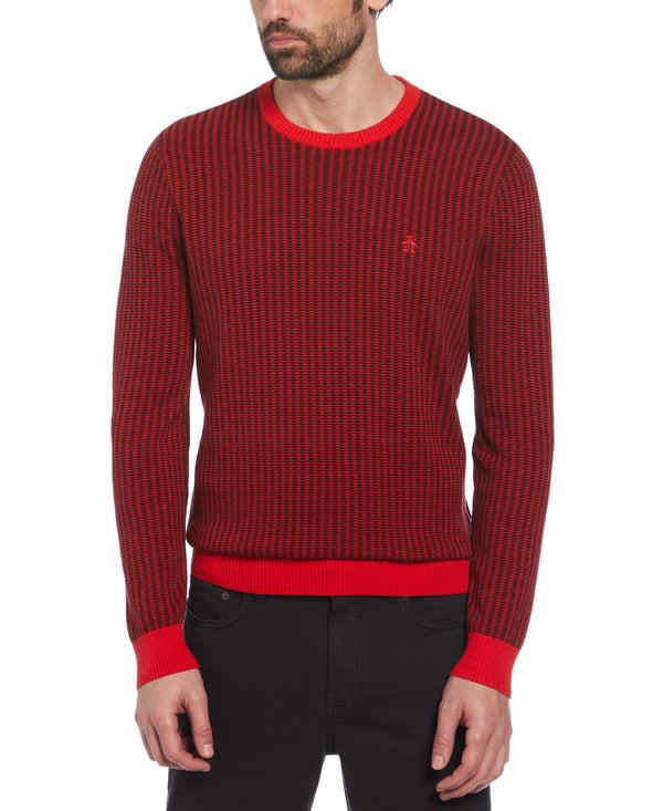 Original Penguin Tonal Jacquard Sweater