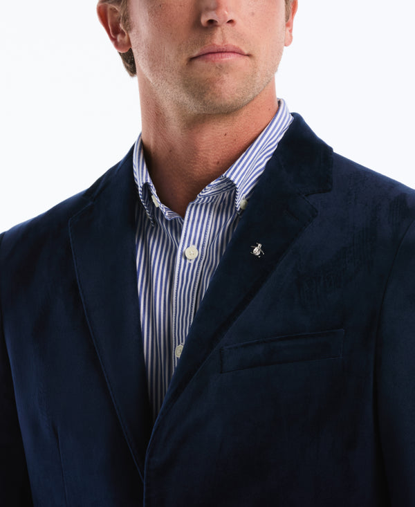 Original Penguin Velvet Slim Fit Suit Jacket
