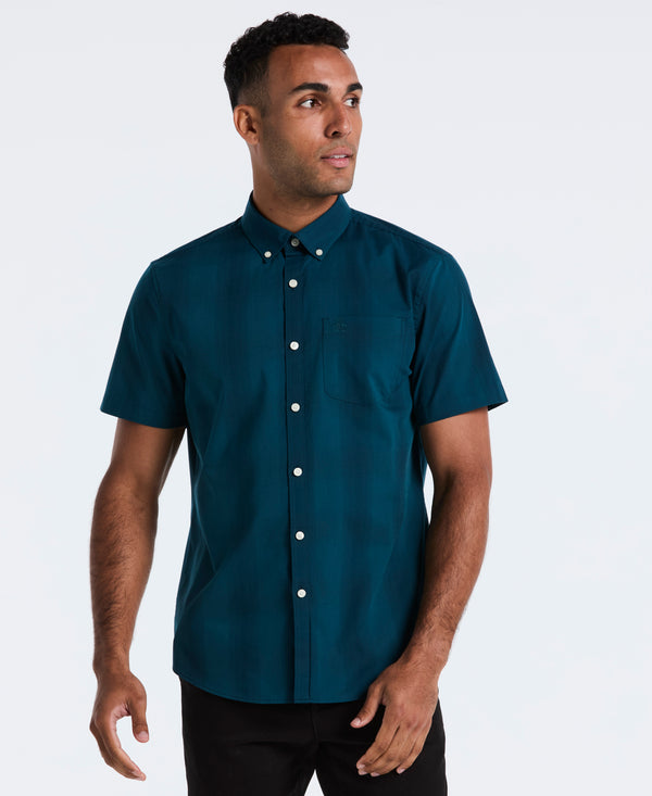 original penguin Weave Tonal Plaid Shirt