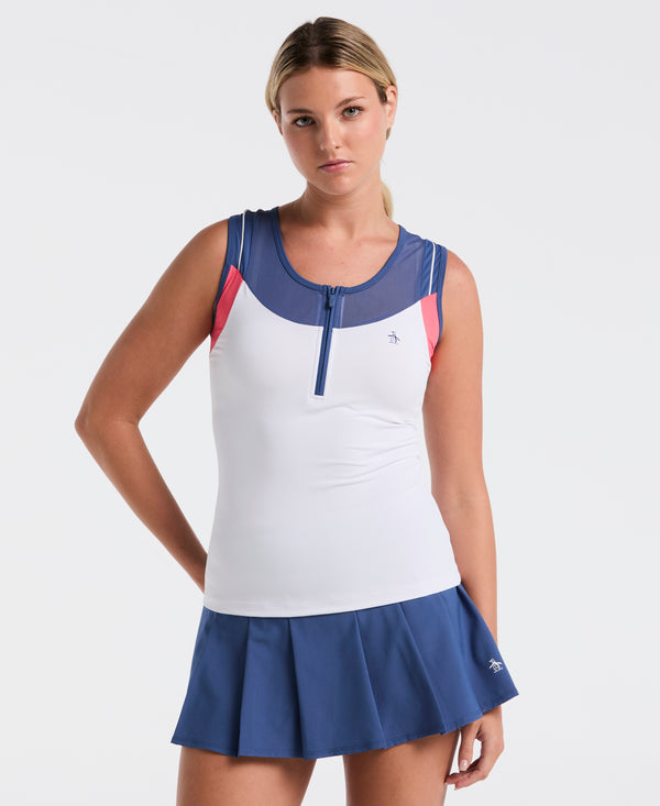 original penguin Women's Color Block Tennis Tank